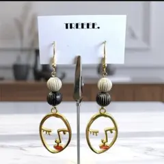 No.24 ハンドメイドピアス イヤリング 金属アレルギー対応