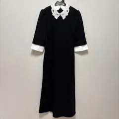 セルフォード　エンブロイダリーカラーポンチワンピ