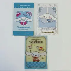 シナモロール カード・ステッカー・フィギュアセット