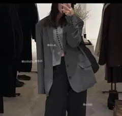 ella selectshop houndstooth over jacket - メルカリ