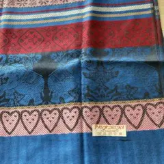 新品　即日匿名発送可　カシミヤ　ストール　ゾウ&ハート&花柄