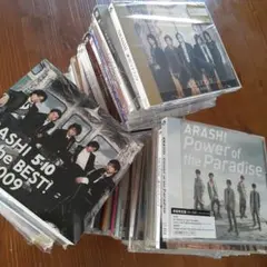 嵐　 CD アルバム10枚+ シングル 45枚セット売り　中古品　経年/スレ汚れ