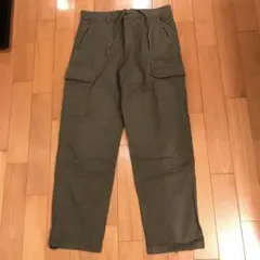 UNIQLO メンズカーゴパンツ オリーブ 76-84cm