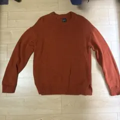 GAP オレンジ クルーネック ニット メンズのサムネイル