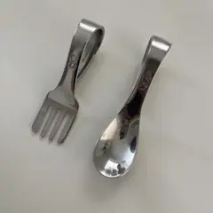 【familiar】ノリタケ×ファミリア ベビースプーン＆フォークセット