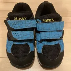asics キッズシューズ 16.0cm 青黒