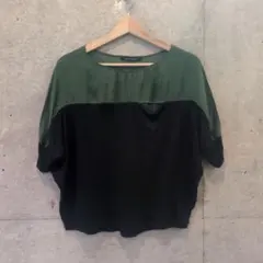 Adam et Rope 半袖カットソー バイカラーのサムネイル