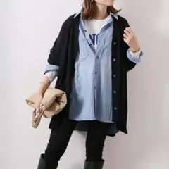 JOURNAL STANDARD ハイツイスト コットンポンチョカーディガン