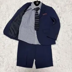 【極美品】プティマイン 4点セット フォーマルセットアップ 千鳥格子 110