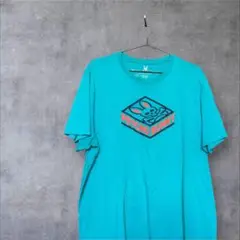 【PSYCHO BUNNY】 ターコイズ Tシャツ　古着　海外