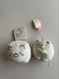 すみっコぐらし　ねこ　2個　セット マスコット　サンエックス