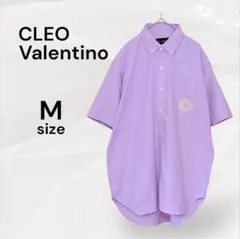 CLEO Valentino 新品 ピンク 半袖シャツ ボタンダウン メンズのサムネイル