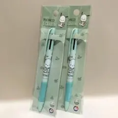 ポチャッコ 三色ボールペン 2本 新品未開封 サンリオ 値下げ