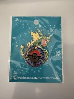 ポケモンセンター スカイツリータウン ロゴピンズ　レックウザ