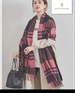 【Joshua Ellis/ジョシュアエリス】 カシミヤチェックストール