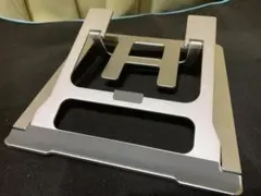 ステンレス製　ノートパソコン/タブレット　折り畳み式スタンド