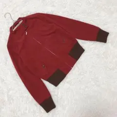 ROPE ロペ (9AT) ウール混ジップアップブルゾン ジャンパー 裏チェック