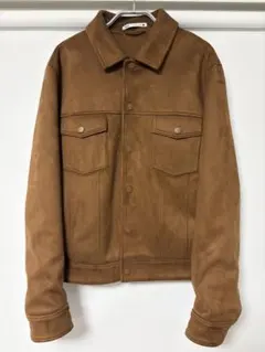 【新品/ZARA】フェイクスエードジャケットのサムネイル