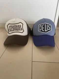 2点セット　STANDARD CALIFORNIA➕DEUS キャップセット