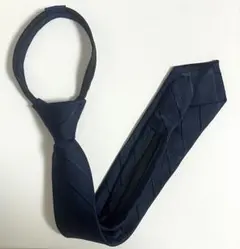 【制服・スクールネクタイ】ネイビー ストライプ ネクタイ