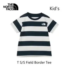 新品！ノースフェイス トドラーS/Sフィールドボーダーティー キッズ 120