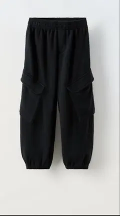 ZARA キッズ　カーゴポケット付きジャージパンツ　152㎝