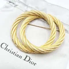 3041 極美品✨Dior ブローチ CD ロゴ 希少 刻印 - メルカリ