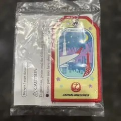 JAL　日本航空　公式タグ　キーホルダー　飛行機　ノベルティ　非売品