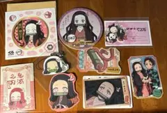 鬼滅の刃 竈門禰豆子 シール ステッカー コースター　まとめ9点セット