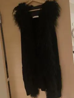 SALE Sierra 黒 ラムファー付きベスト