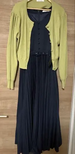 REDYAZEL ワンピースカーディガンセット