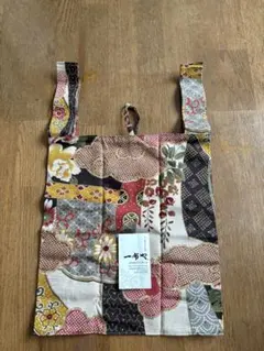 和柄パッチワーク柄エコバッグ