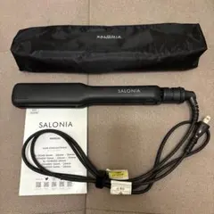 SALONIA サロニア ストレートヘアアイロン SL-004s 35mm 黒