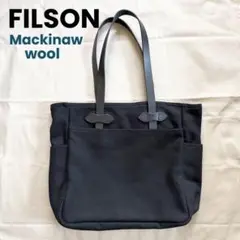 【極美品・米国製】FILSON マッキーノウール トートバッグ ブラックのサムネイル