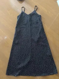GU ワンピース　ドット柄　XS
