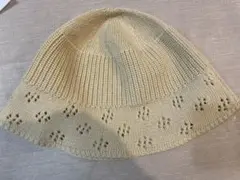 LOWRYS FARM バケットハット ニット ベージュのサムネイル