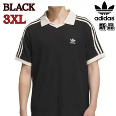 セール　新品　adidas　XXXL ３XL ワッフルポロ　黒　ポロ　アディダスのサムネイル