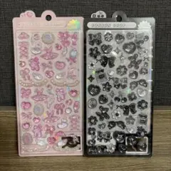 【正規品】 ボンボンドロップシール がーりーボンボン ぶらっくボンボン