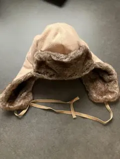 KANGOL フライトキャップ ベージュ フェイクファーのサムネイル