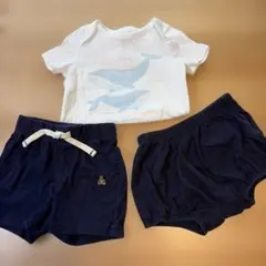 GAP ロンパースショートパンツセット