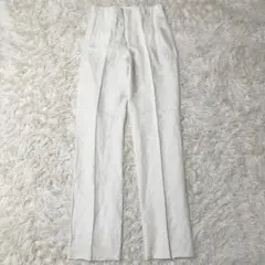 【未使用品】ポロバイラルフローレン パンツ リネン 麻 100% 160 白