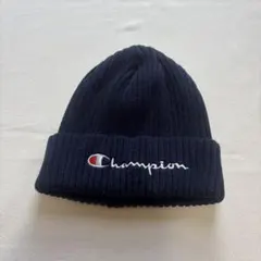 Champion ネイビー ニット帽 レディースのサムネイル