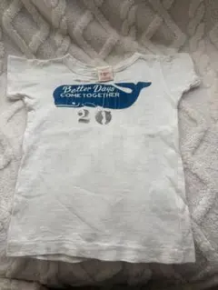 デニムダンガリー　Tシャツ　100cm