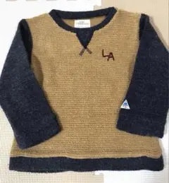 キッズ　切替ニット　100サイズ