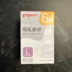 pigeon 母乳実感 Lサイズ 哺乳瓶用乳首 2個入