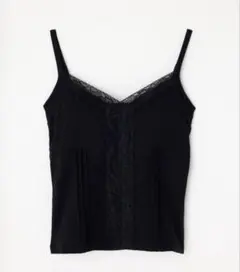 LAGUA GEM EDGE LACE CUP キャミソール ブラックのサムネイル