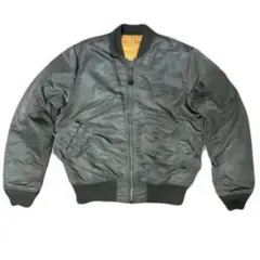 アルファ　ALPHA MA-1 フライトジャケット　L カーキ　ミリタリー