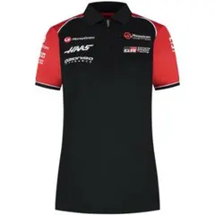 【新品】ハースF1チーム HAAS チームポロシャツ Ｌ ハース F1 チーム支給品 ポロシャツ 2025 新品 サイズL F1グッズ
