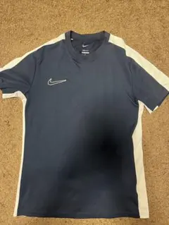 Nike DRI-FIT ネイビー/ホワイト Lサイズ シャツ