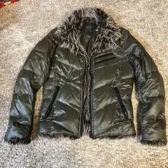 NICOLE CLUB FOR MEN ファー付きダウンジャケット 48